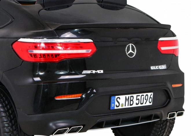 Mercedes GLC 63S Kinderauto schwarz + 4x4 + MP4 + LED + Eco-Leder + Sanfter Start + EVA