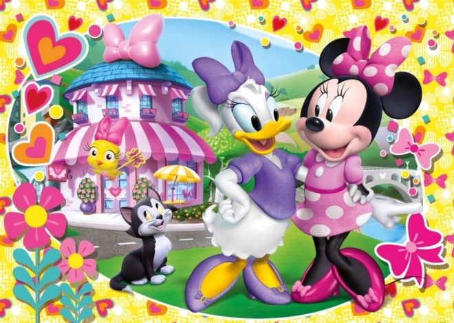 Minnie Maus Puzzle mit 104 Teilen