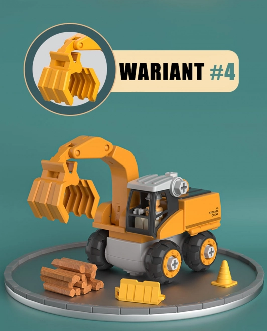 Mega Baustelle 5-in-1 Set zum Schrauben XXL