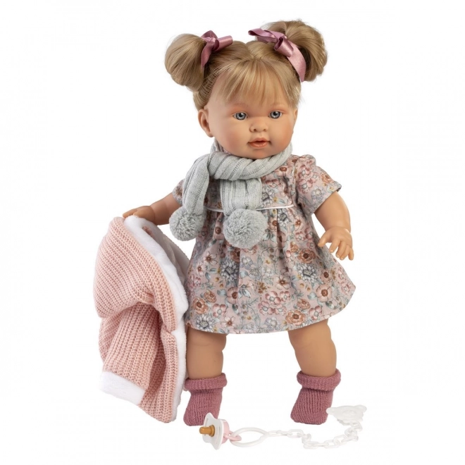 Handgefertigte Puppe Alexandra 42 cm