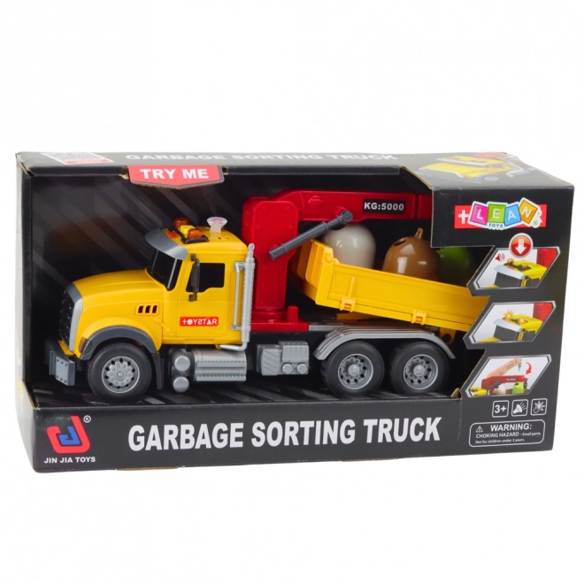Müllabfuhrwagen mit Effekten