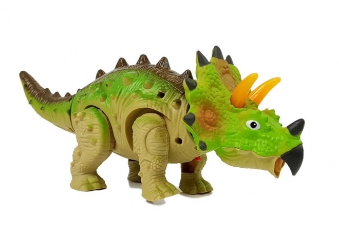 Dino-Spielzeug Triceratops Grün