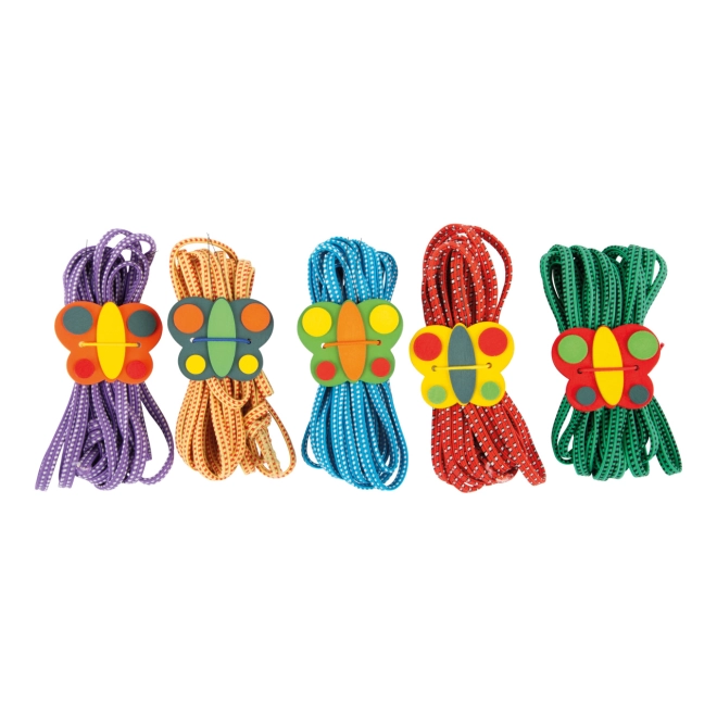 Bunt gemusterte Hüpfgummis