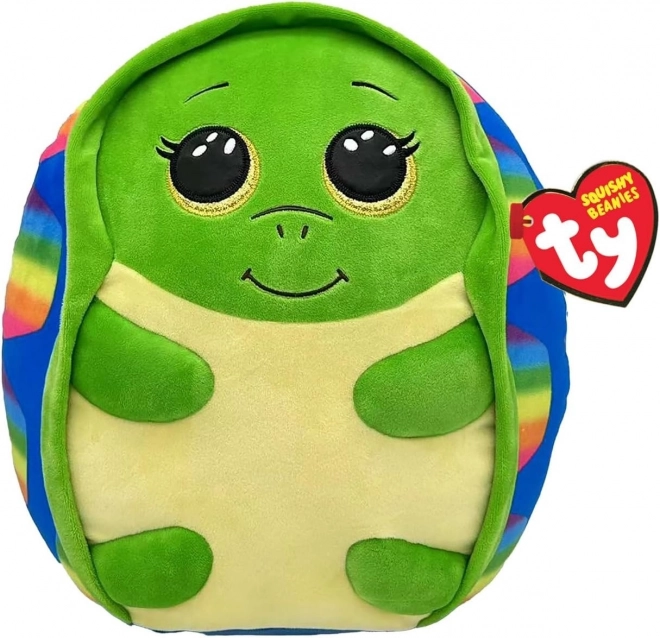 Regenbogen Schildkröte Plüschfigur 22 cm