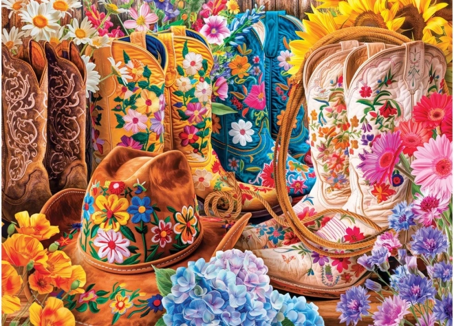 Puzzle EUROGRAPHICS Farmerstiefel 1000 Teile