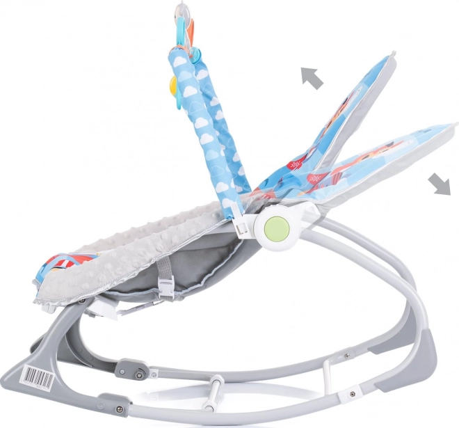 CHIPOLINO Vibrierendes 2in1 Baby Spa – Blau