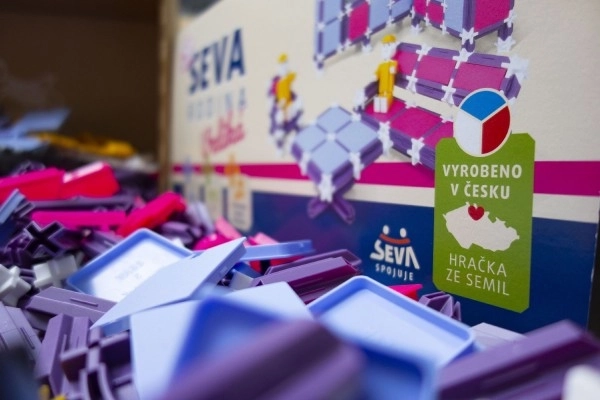 Bausteinset Seva Familie Groß 915 Stück