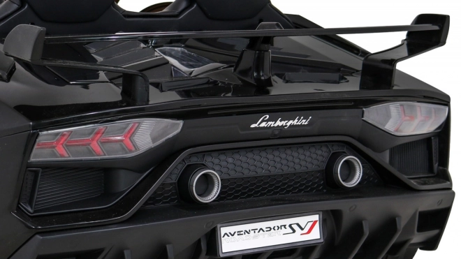 Lamborghini SVJ DRIFT pro 2 Kinder schwarz + Drift-Funktion + Fernbedienung + MP3 LED + langsamer Start