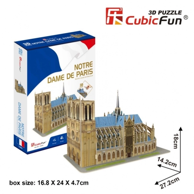 3D-Puzzle Notre Dame Kathedrale