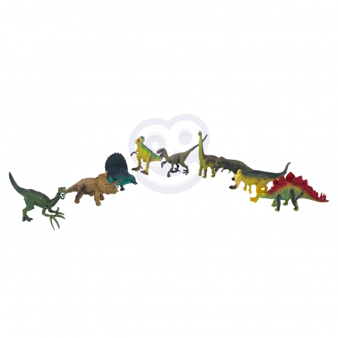 Dinosaurier-Figurenset mit Spielmatte und Tragekoffer