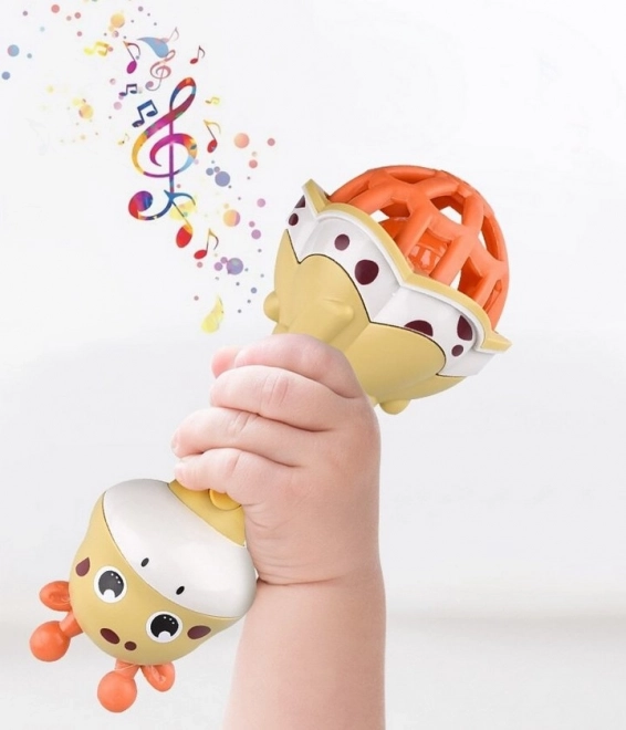 Woopie Baby Giraffen-Sensorik-Rassel mit Musik
