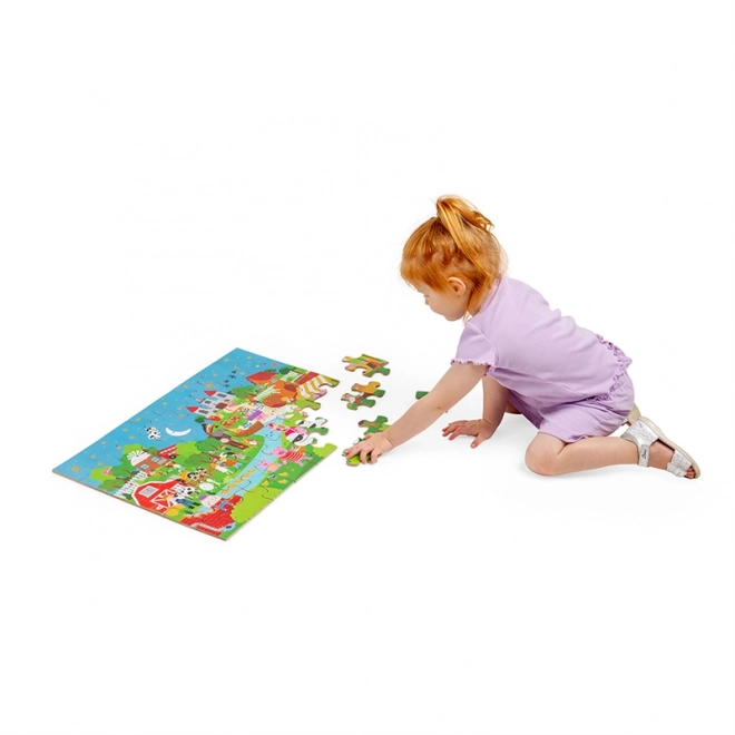 Bigjigs Toys Märchenhaftes Fußbodenpuzzle