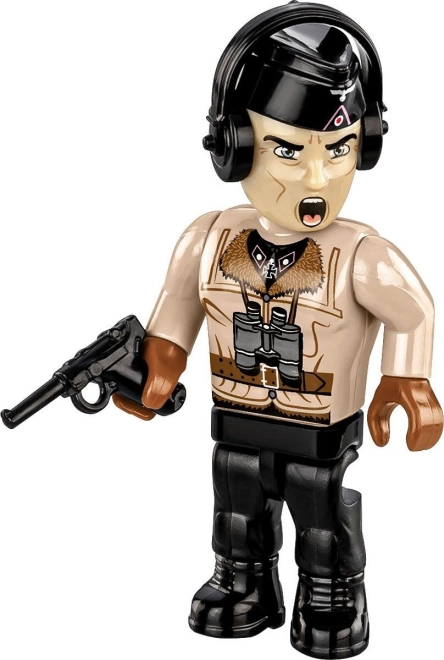Panzerfahrer-Minifigur und umfangreiches Zubehör