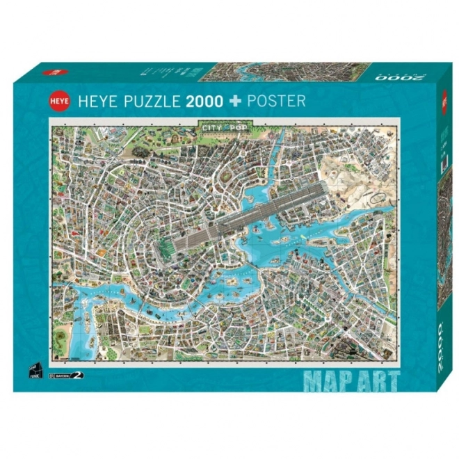 Stadt Pop Puzzle 2000 Teile