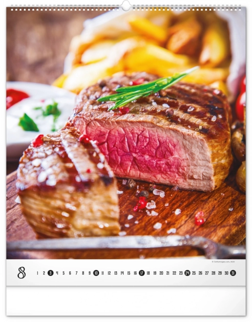 Notique Wandkalender Gourmet 2025