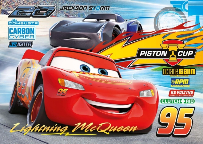 Clementoni Puzzle Cars 3: Piston Cup für Kinder, 60 Teile