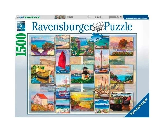 Ravensburger Puzzle 1500 Teile Küsten-Collage