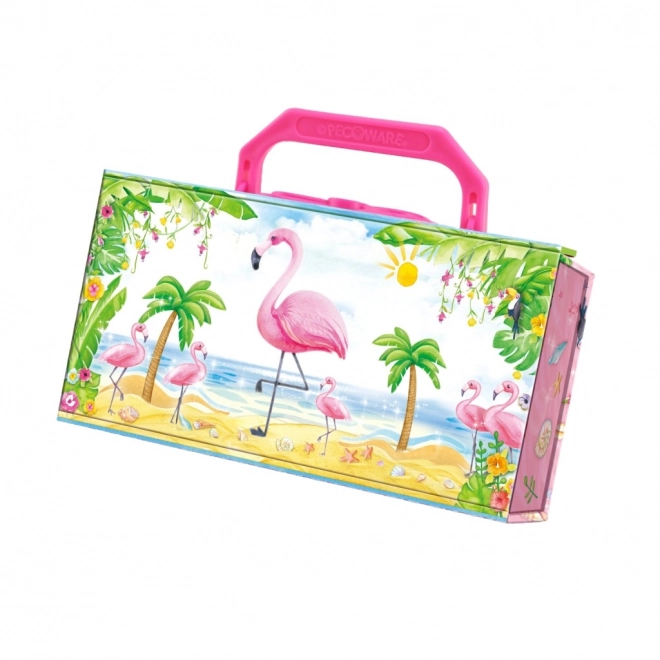 Schmuckkoffer Flamingo