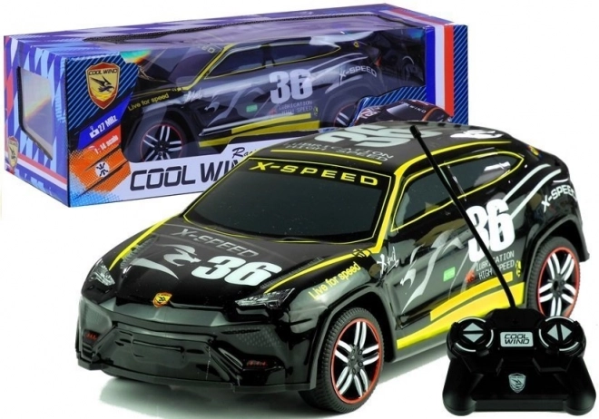 Fernbedienbares Sportauto RC Schwarz