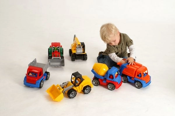 Bunte Müllwagen Spielzeug 29 cm