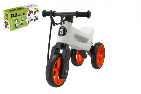 Lauflernrad FUNNY WHEELS Rider Supersport – Weiß-Orange