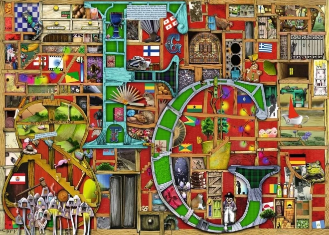 Ravensburger Puzzle Niesamowity Alfabet F & G