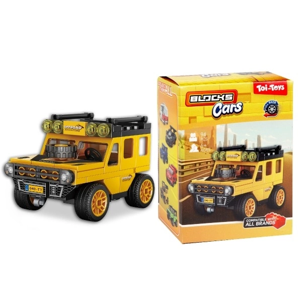 Konstruktionsspielzeug Rückzieh-Autos