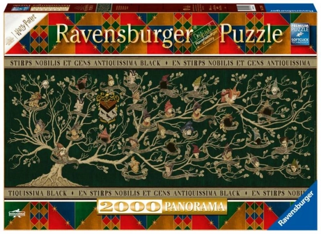 Harry Potter: Ahnenbaum 2000 Teile Panorama Puzzle