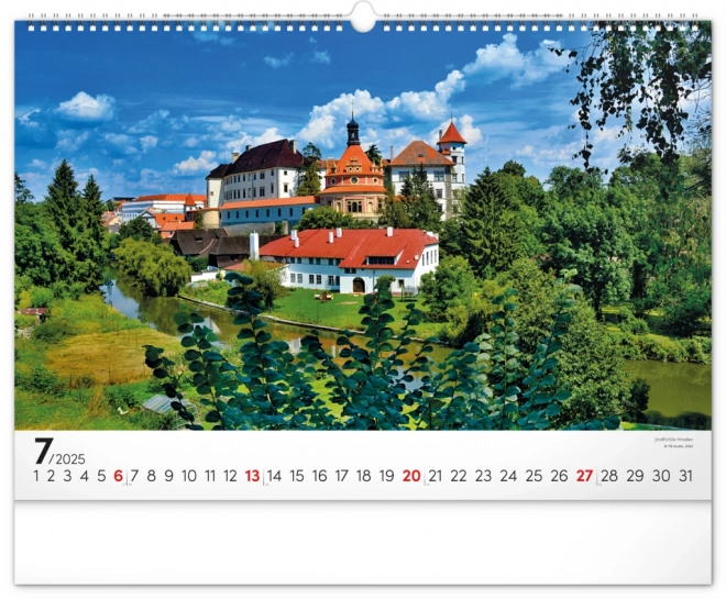 Notique Wandkalender Panorama Tschechische Republik 2025