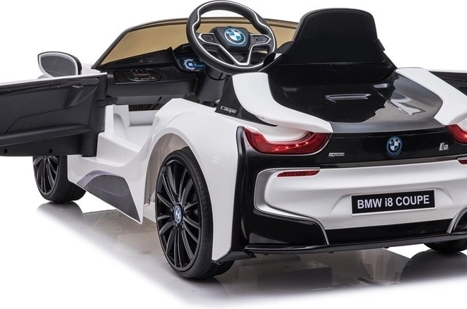 Elektrisches Kinderauto BMW i8 Coupe Weiß