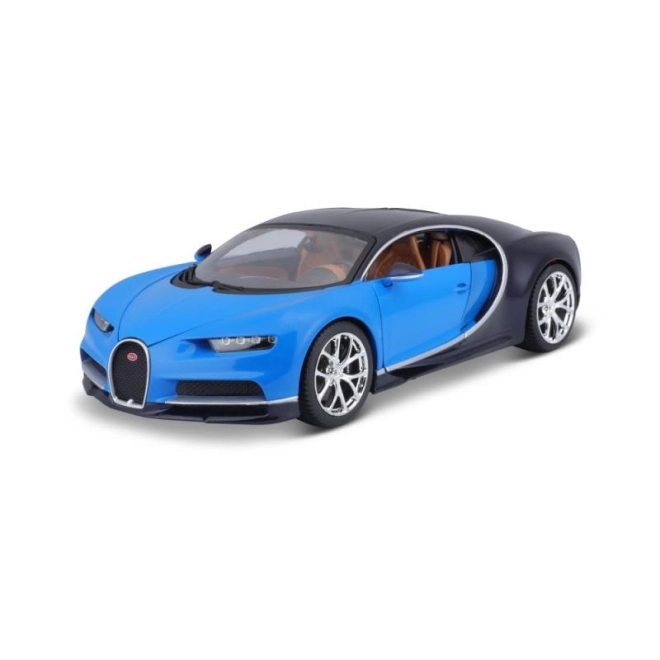 Bburago Bugatti Chiron Modellauto Blau/Blau