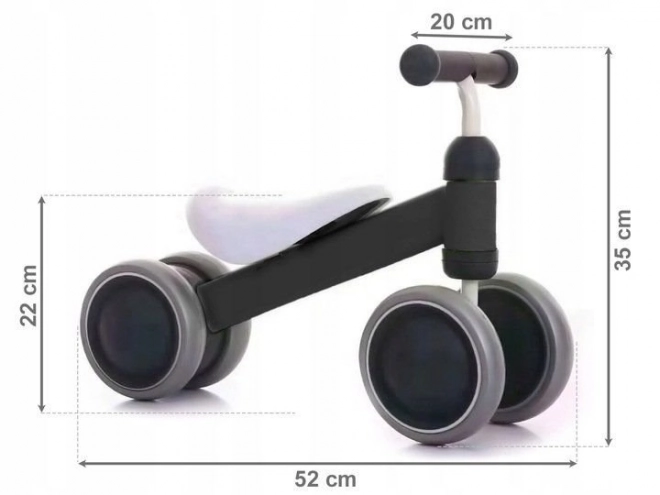ECOTOYS Laufrad MINI schwarz