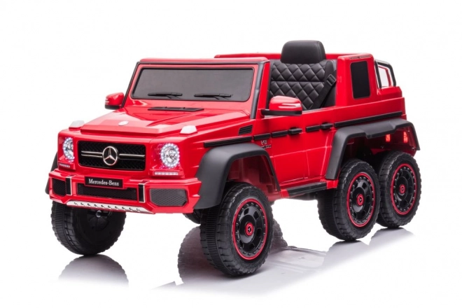 Elektrisches Auto MERCEDES-BENZ G63 6X6 in Rot