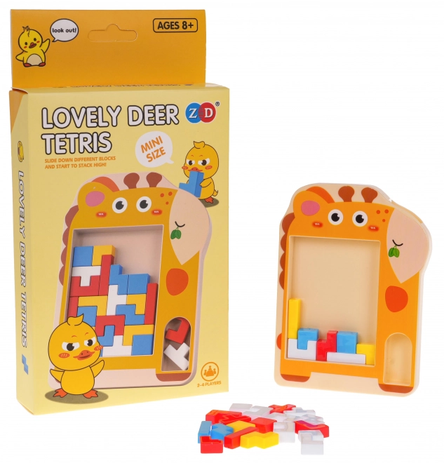 Mini-Giraffen-Tetris-Spiel für Kinder und Erwachsene