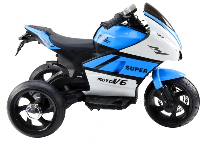 Blauer Kindermotorrad