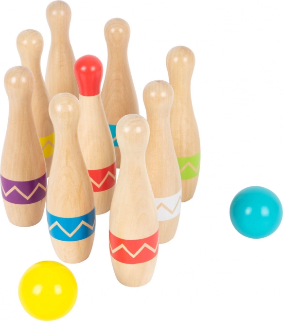 Holz-Bowling-Set Active von Small Foot