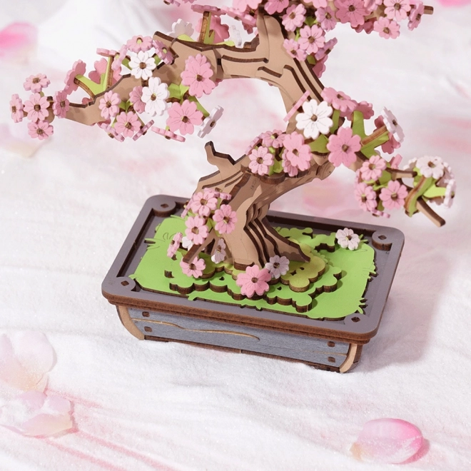 Robotime Holz-3D-Puzzle Bonsai Sakura