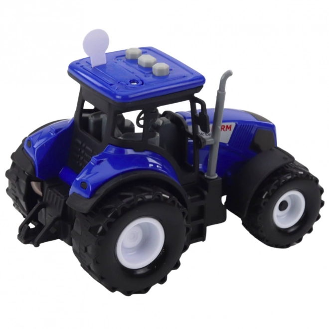 Traktor Landwirt mit Sound- und Lichteffekten blau