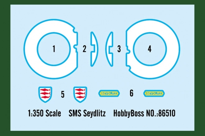 Plastikmodellbausatz SMS Seydlitz