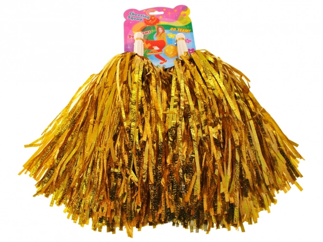 Bunte Cheerleader-Pompons 2er-Set