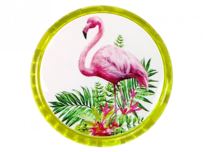 Geschicklichkeitsspiel JoJo mit Flamingo-Motiv