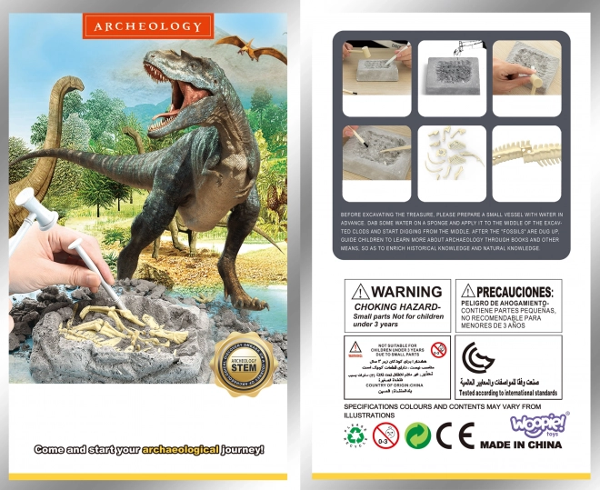 Woopie kreative Spielzeug-Dinosaurierskelett archäologische Ausgrabungen