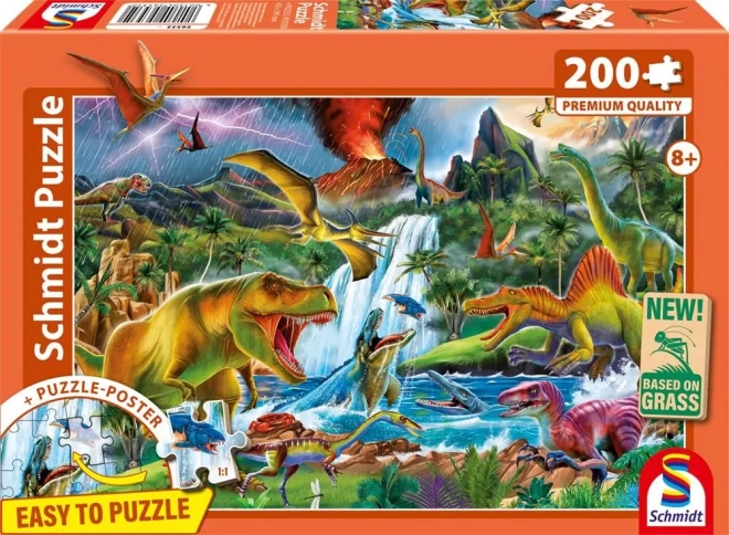 Prähistorische Riesen Puzzle 200 Teile