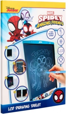 LCD-Zeichenbrett 28 cm Prinzessinnen, Spidey, Stitch