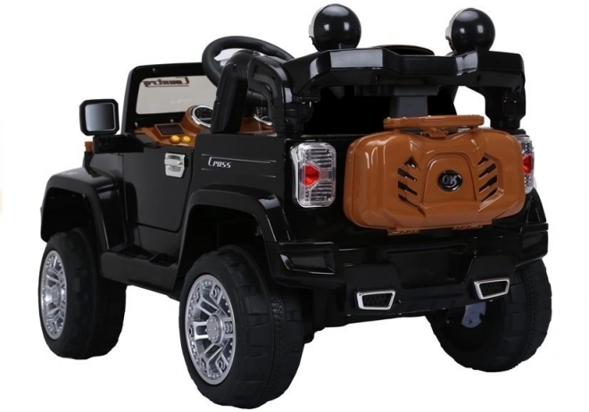 Elektrisches Jeep Kinderauto Schwarz