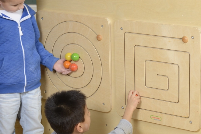 Masterkidz Spirallabyrinth Wandtafel Montessori