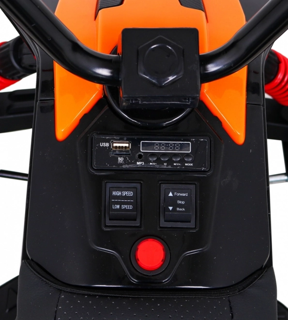 Quad Lucky Seven mit Batterie schwarz + EVA Räder + langsamer Start + LED + MP3 USB