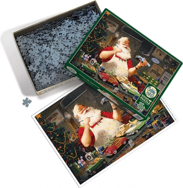 Cobble Hill Puzzle Santa malt Spielsachen 1000 Teile