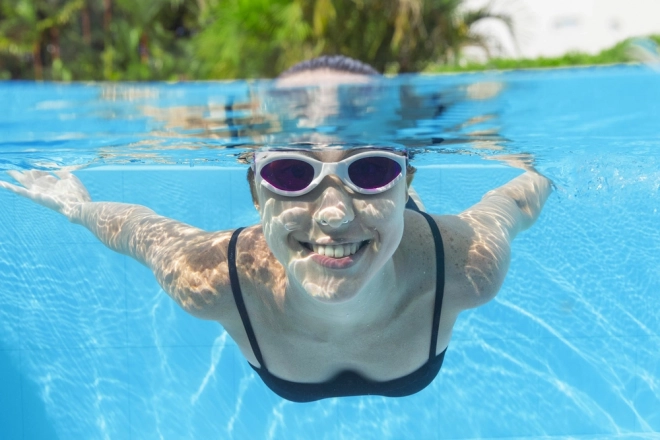 Rosa Schwimmbrille Bestway