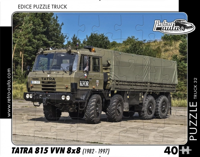 Retro Fahrzeuge Puzzle Lastwagen Tatra 815 VVN 8x8